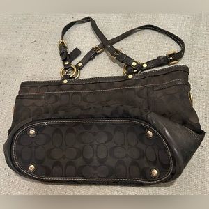 Black Authentic Coach Bag. Preowned